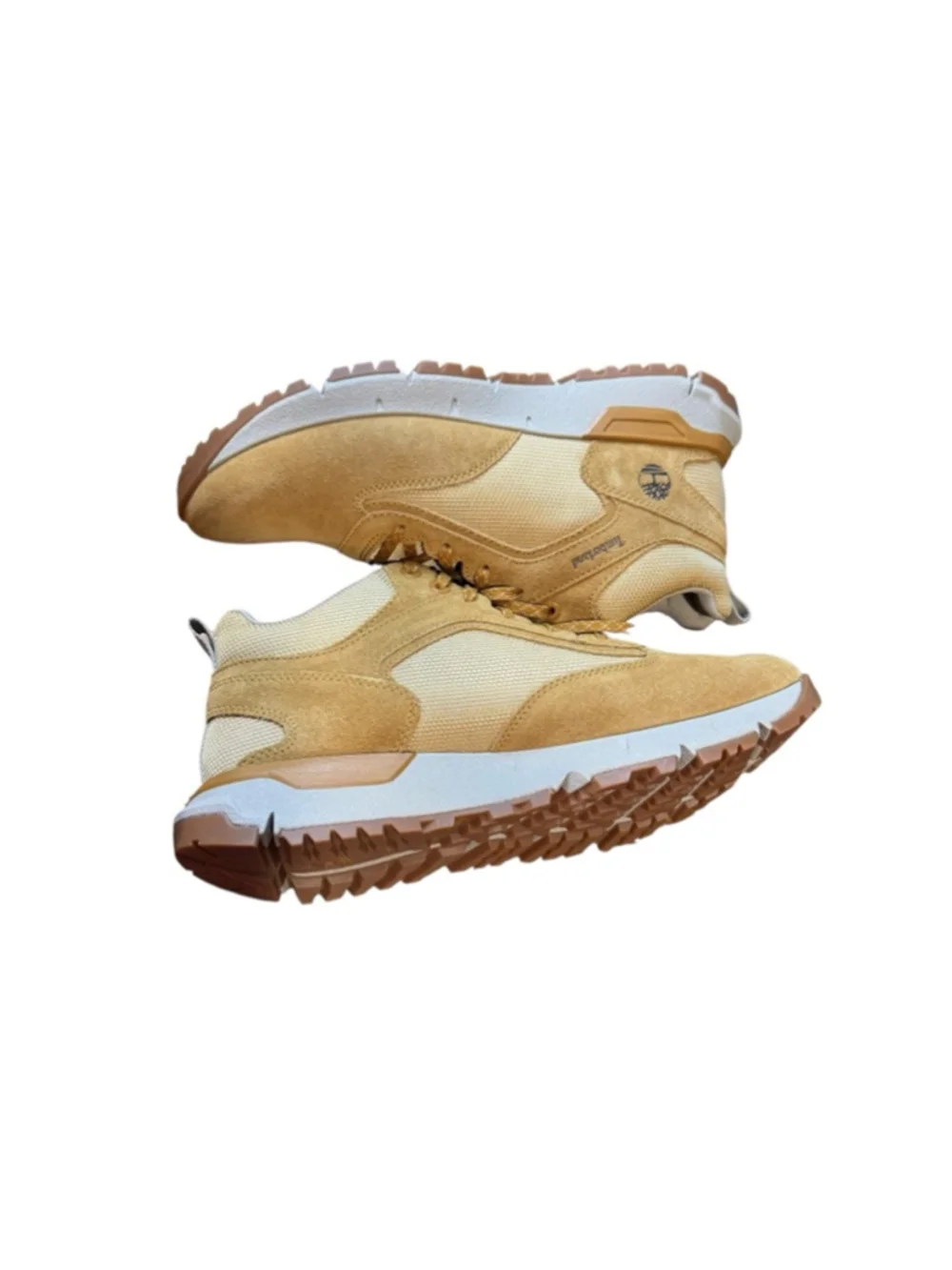 Men's Timberland Voyager Park Mid Lace Sneaker Wheat Size 7